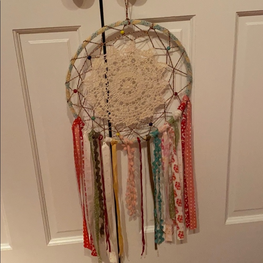 Boho Fabric Dreamcatcher